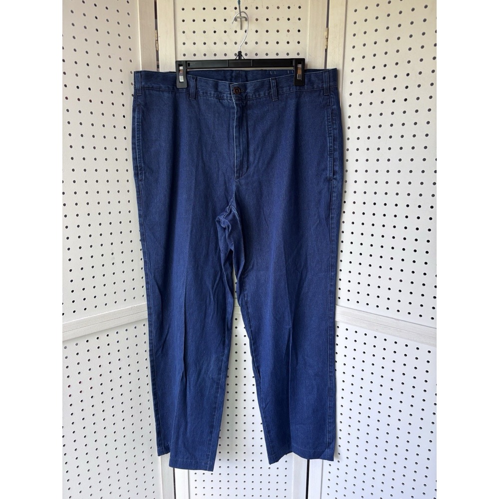 NWT Orvis Denim Chino Pants Cotton Dark Wash Men's 36